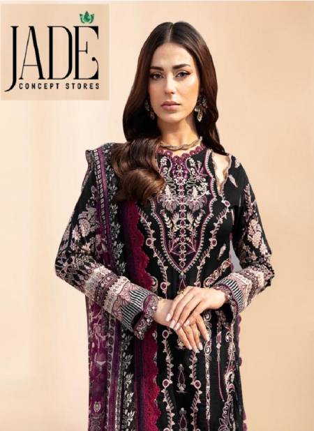 Bin Saeed Vol 5 By Jade Heavy Cotton Pakistani Dress Material Wholesale Clothing Suppliers In India
 Catalog